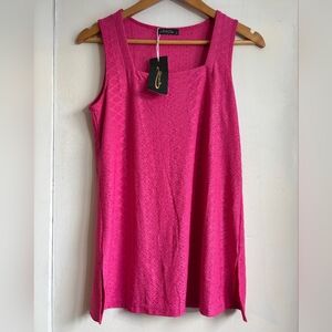 Pink Sleeveless Tank Top